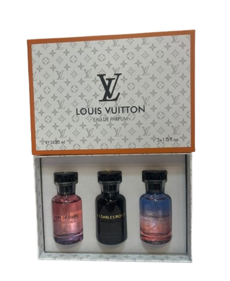Estuche de perfumes Dama Louis Vuitton 3 Piezas 30ml – Fraganza Perfumería  y Belleza